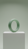Frosted Mist Green Smart Ring