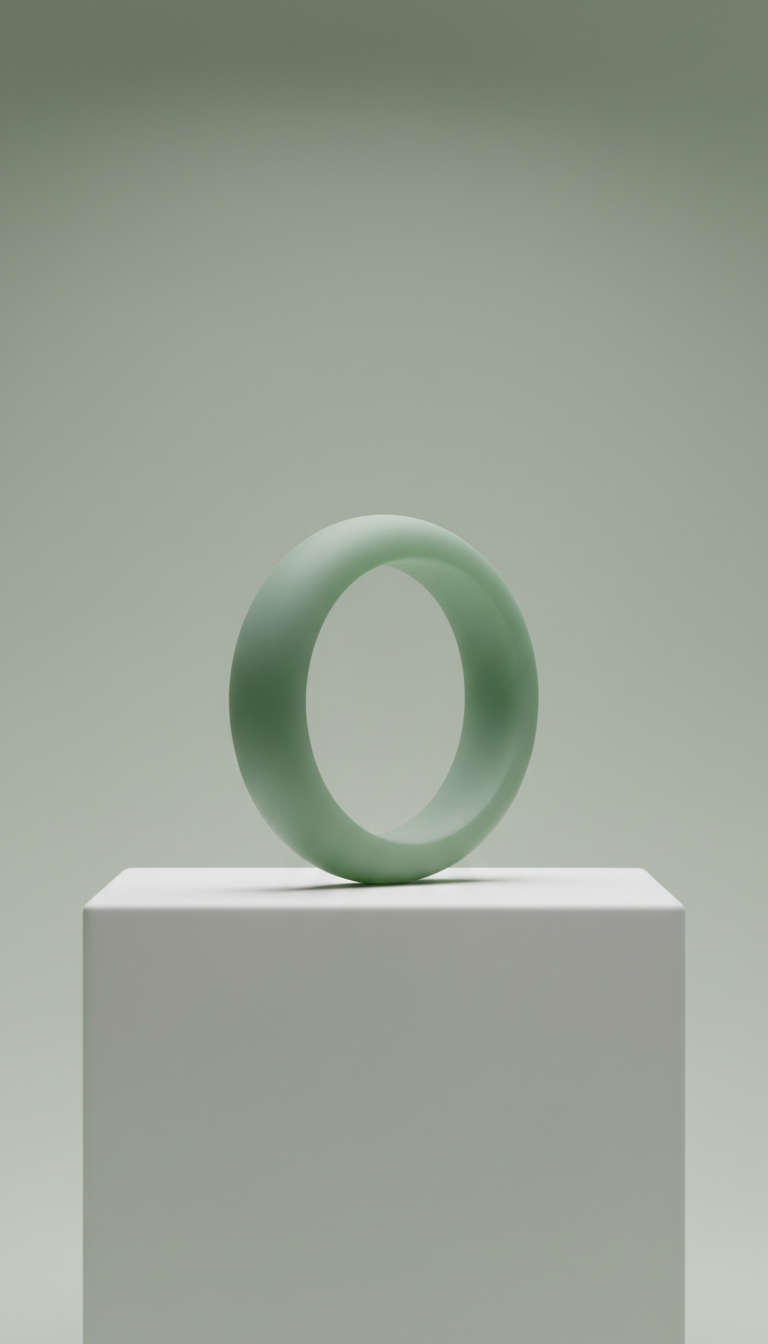 Frosted Mist Green Smart Ring