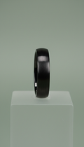 Brushed Black Ceramic Smart Ring